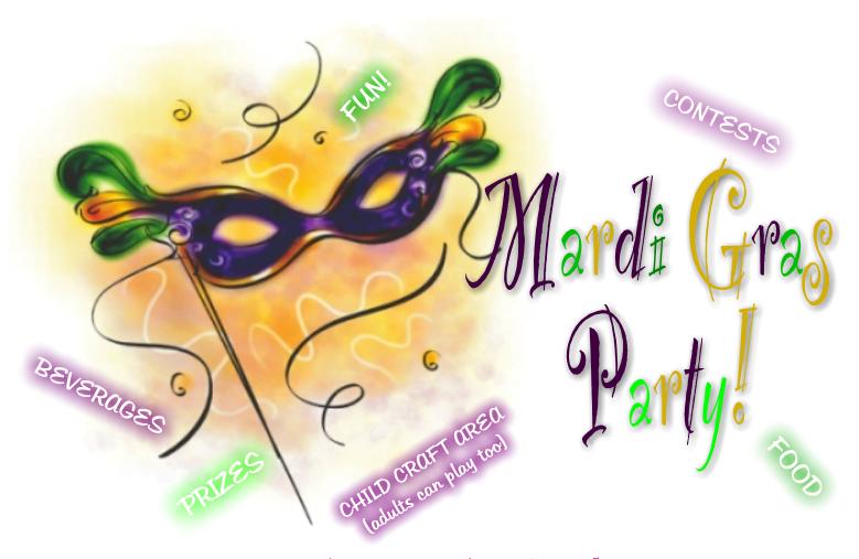 Mardi Gras Invite